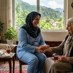 پرستار در منزل چلندر